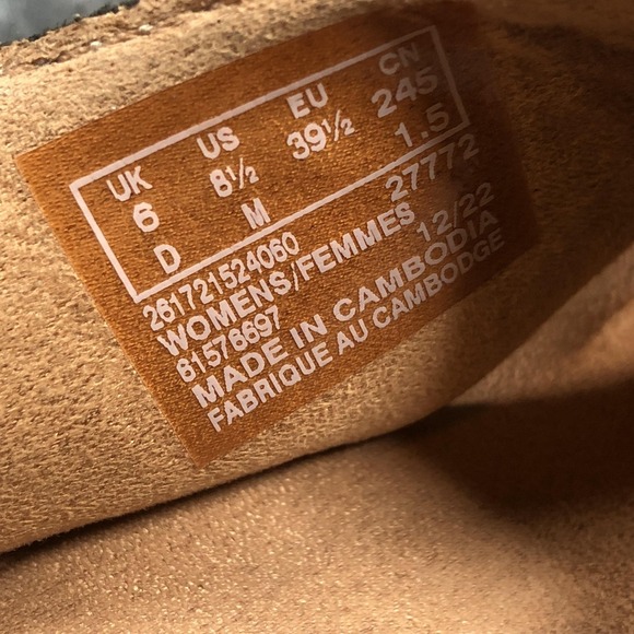 Clarks Sandals Womens 8.5 M Black Leather Slingback Cork Wedge Comfort Shoes - Picture 10 of 16